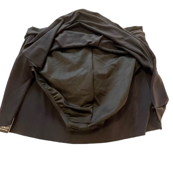 NWOT Miraclesuit Magicsuit Solids Jersey Tennis Swimsuit Skirt size 8 skort - Picture 10 of 16